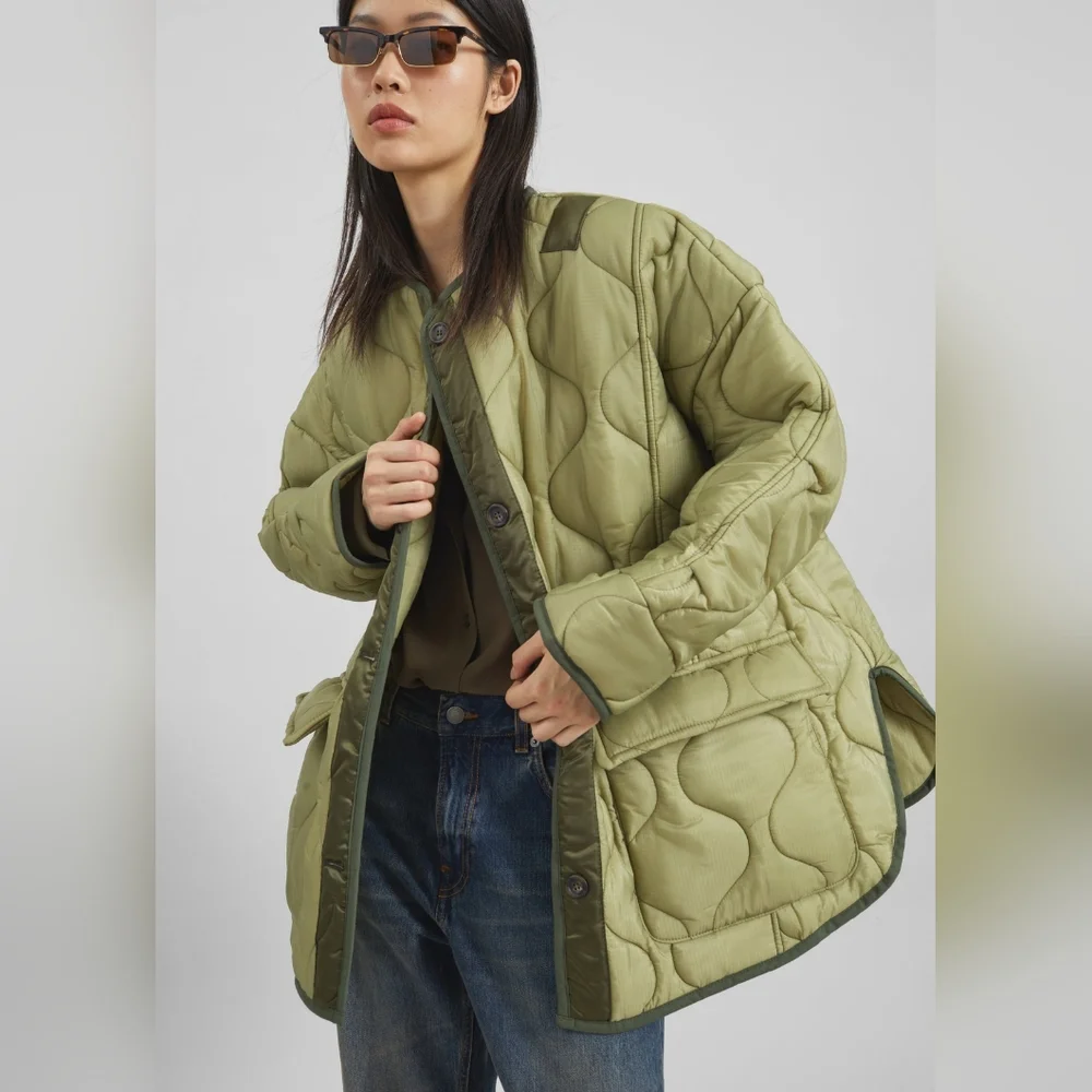 Frankie Shop Teddy Quilted Jacket - Picture 1 of 4